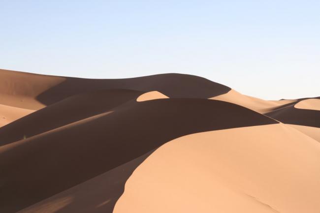 erg sand dune
